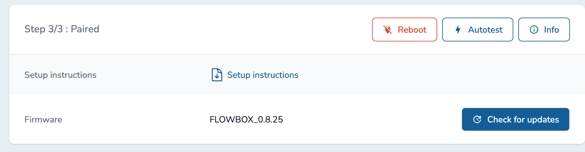 Firmware - Firmware version